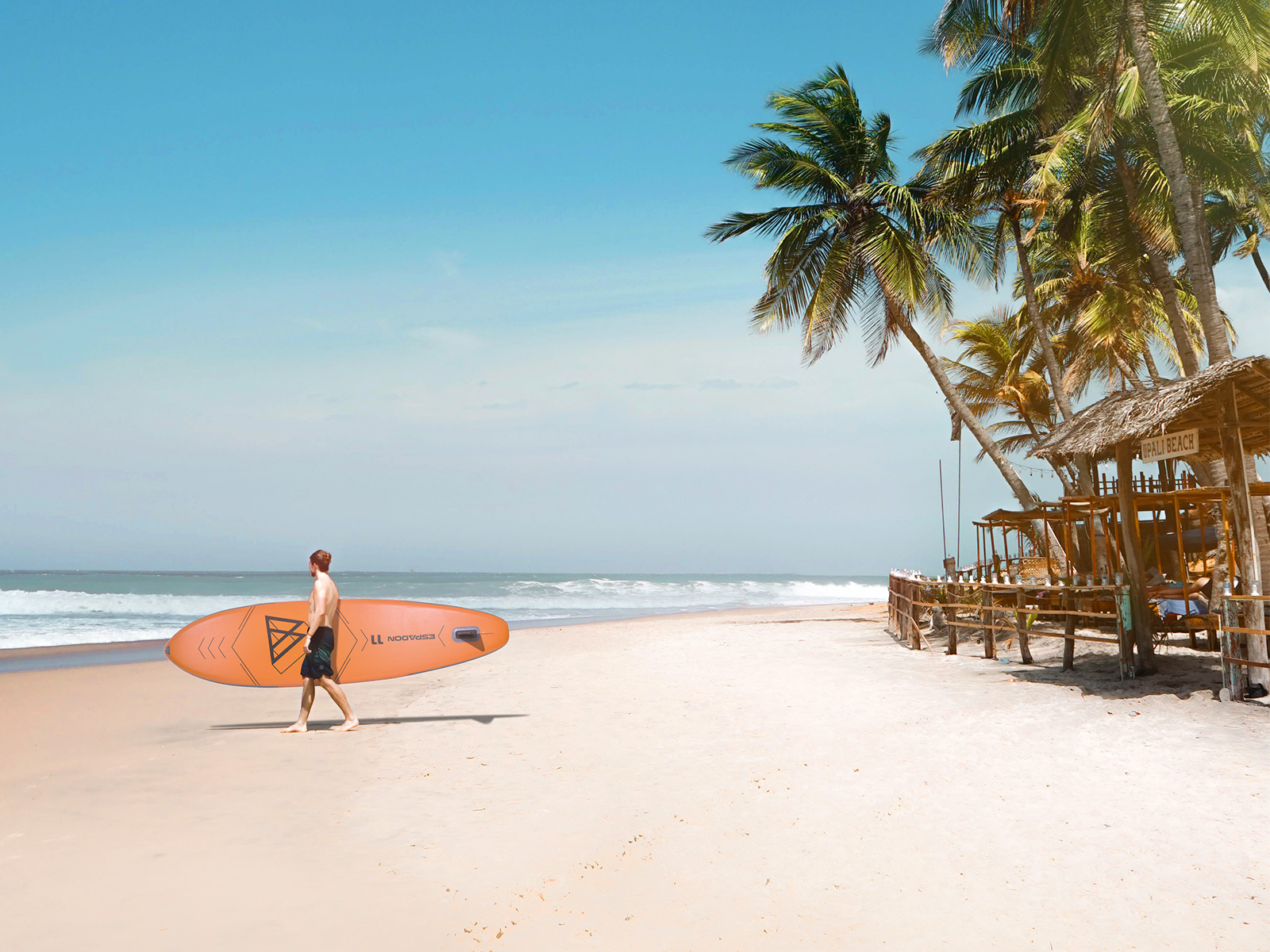 espando obrazek nafukovaci paddleboard krasny oranzovy jednovrstvy